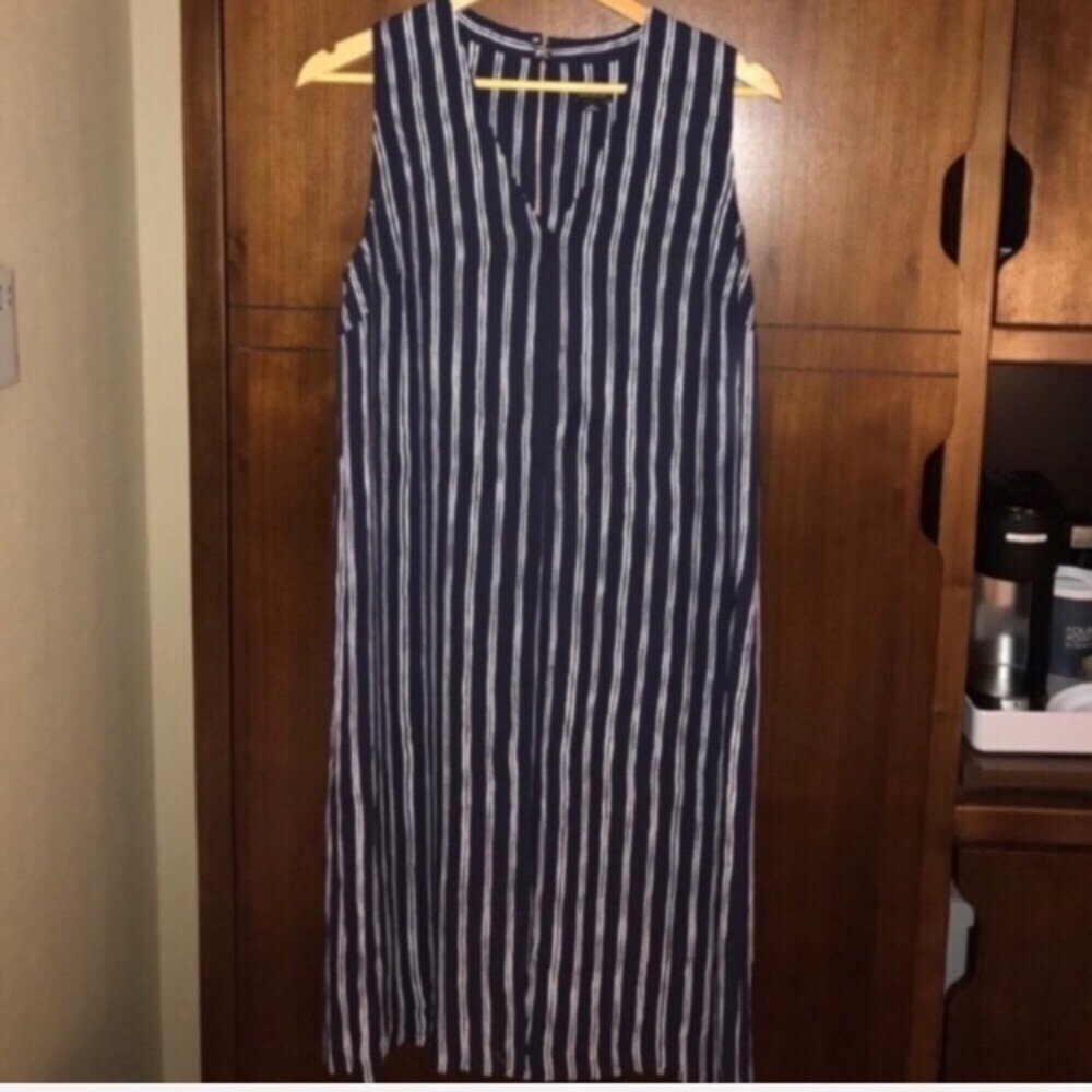 💎ANN TAYLOR💎SLEEVELESS STRIPED DRESS💎 - Picture 4 of 4